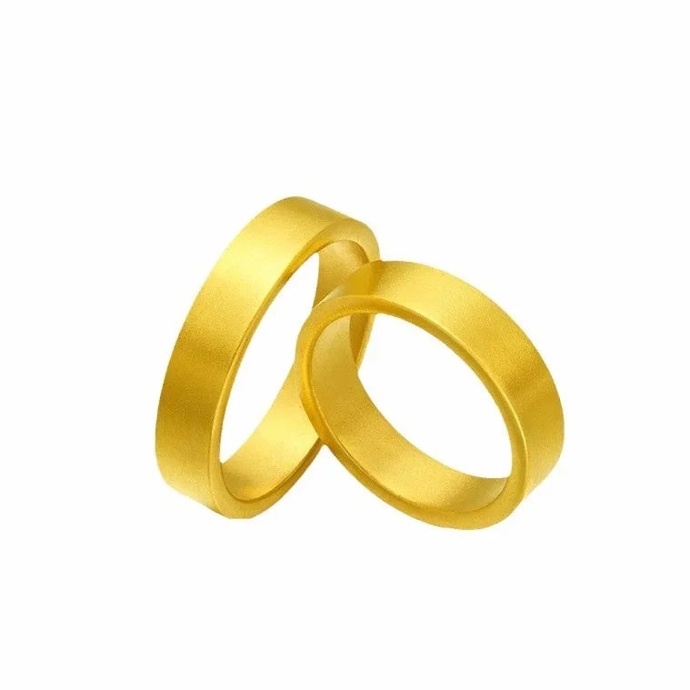 real gold 24K yellow gold Ancient Law Inheritance Ring
